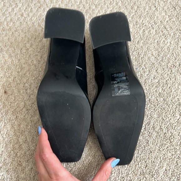 H&M square toe, black chunky heels - Picture 3 of 4